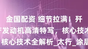 金国配资 细节拉满！歼-15T国产发动机高清特写，核心技术全解析_太行_涂层_叶片
